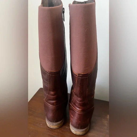 Timberland Brown Leather Boots 7.5 - Picture 13 of 14